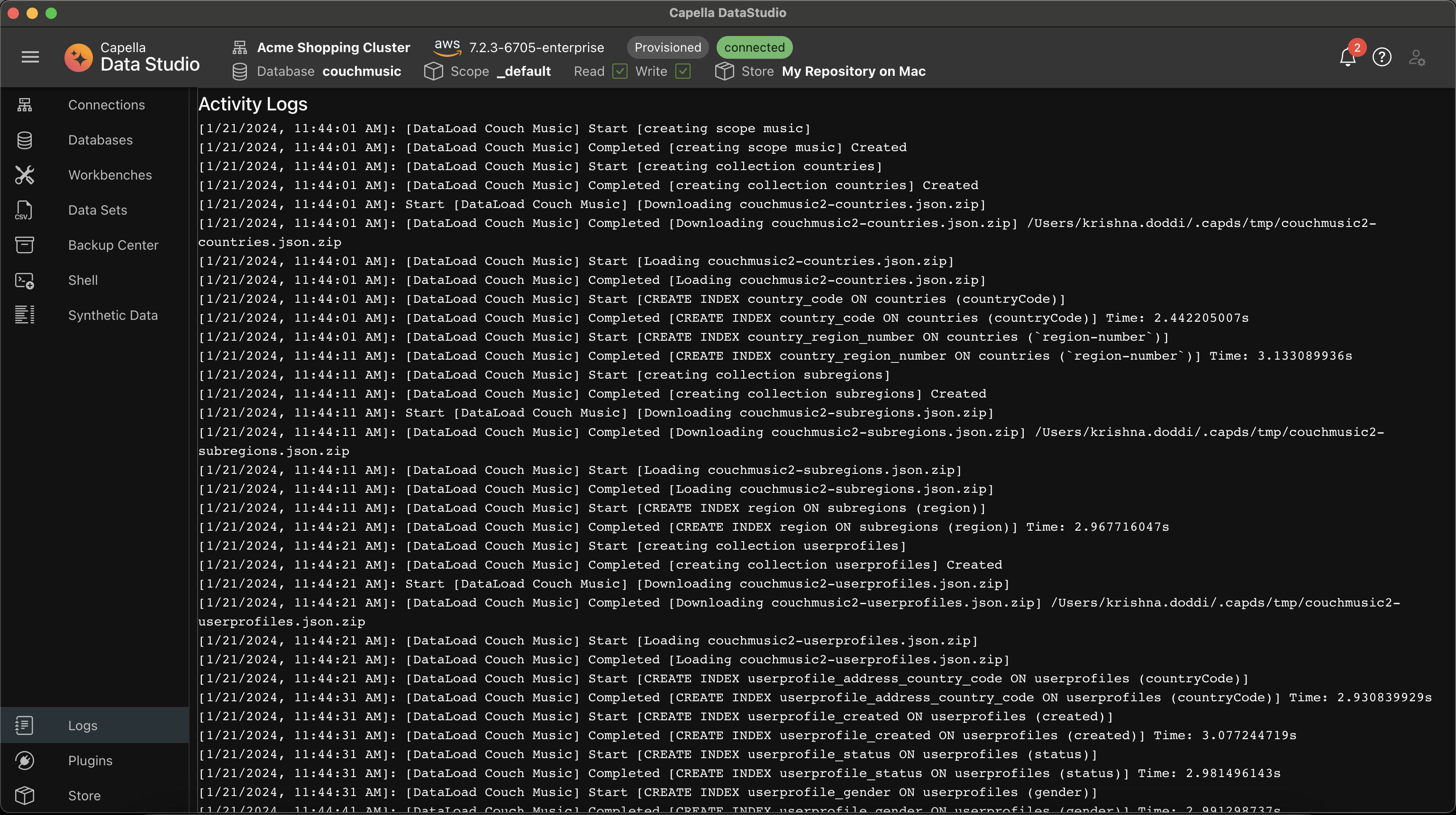 datasets-import-logs