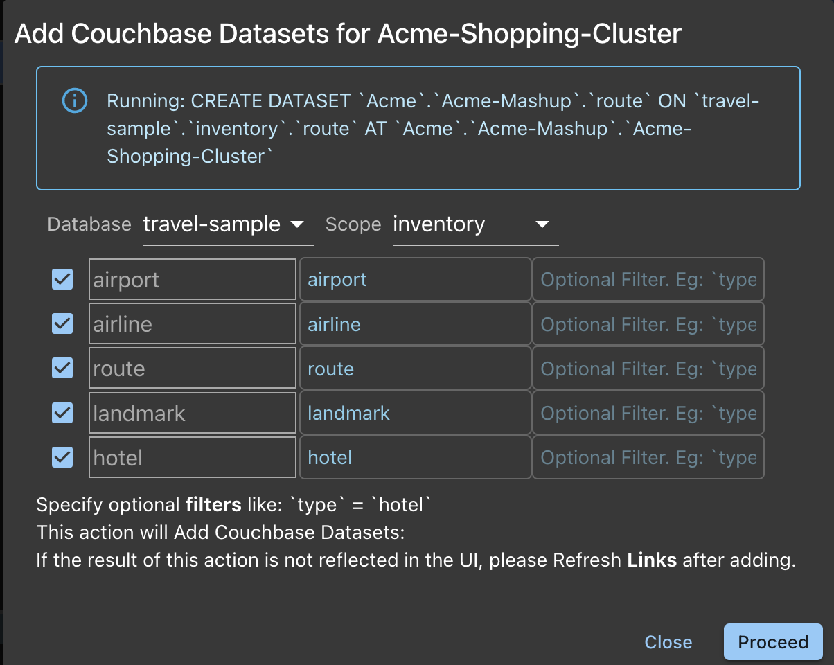 dataset-couchbase-form-running