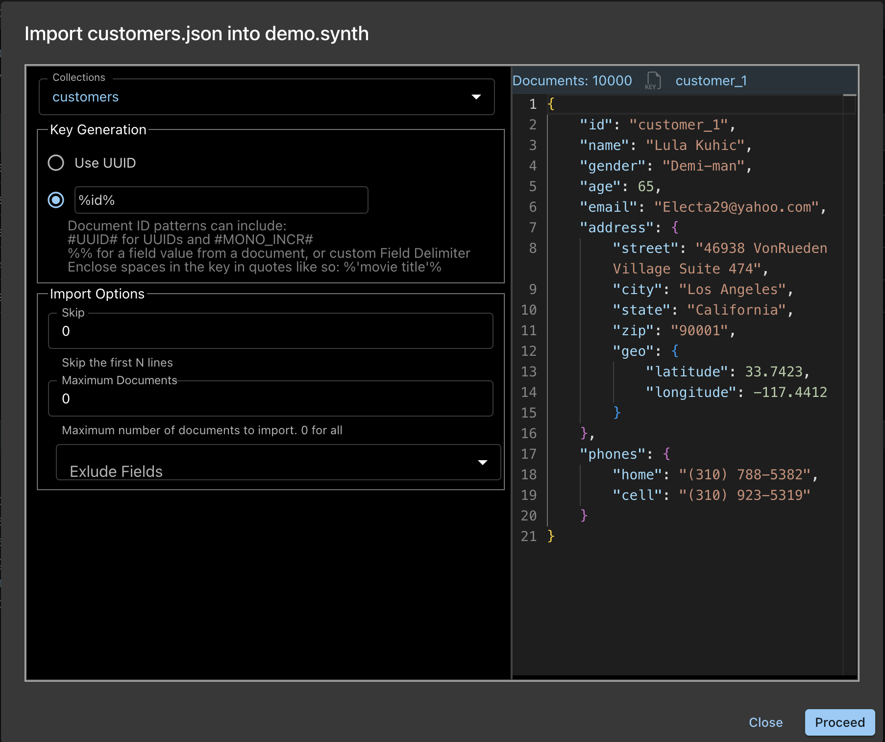 synth-datasets-import